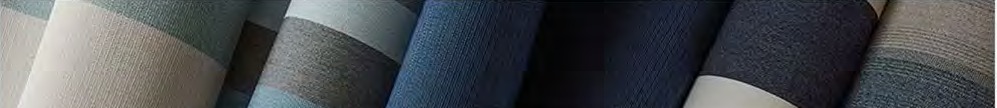 Sunbrella solid and striped fabric samples from the Sunshield brochure